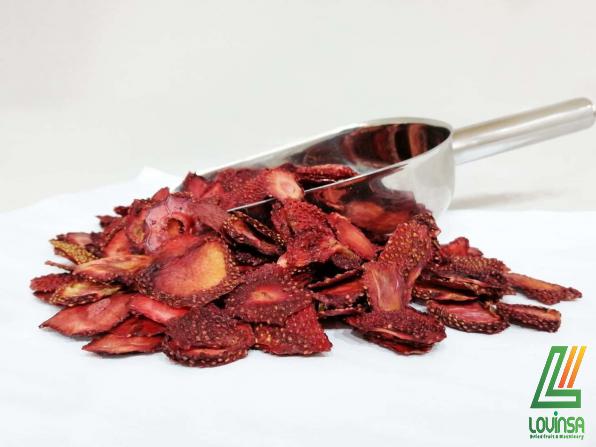 توزیع کننده میوه خشک توت فرنگی بسته بندی